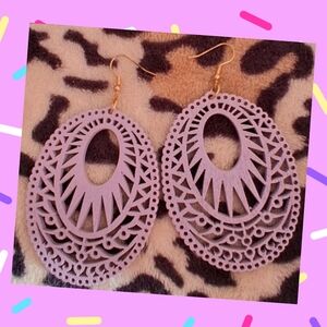 🌸3/$10-Elegant Purple Dangle Earrings